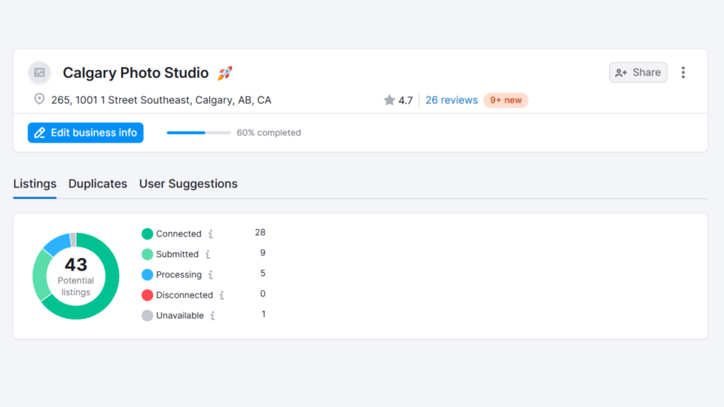Listing Management for GMB