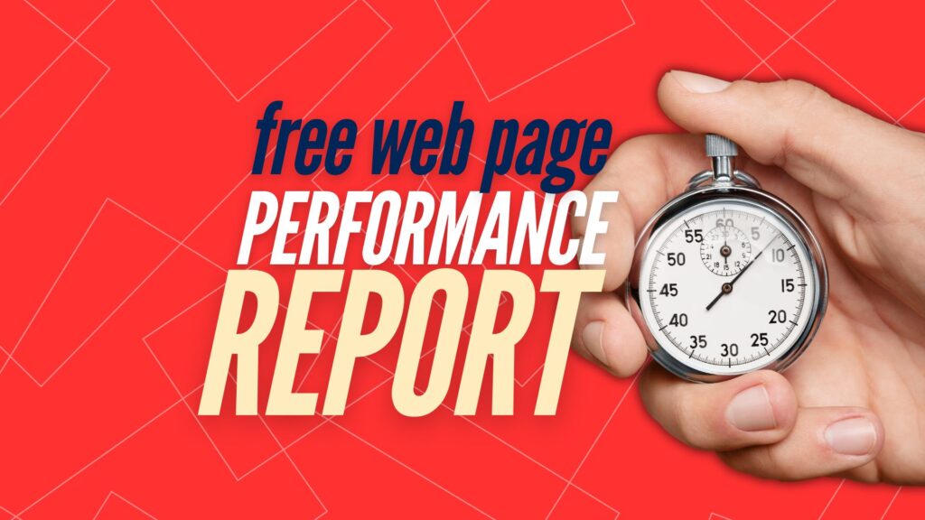 Page speed google report free